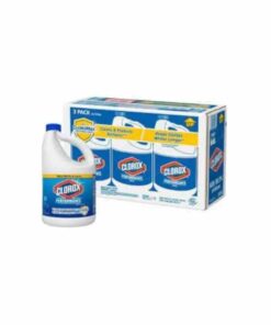 CloroxPro Germicidal Bleach Disinfectant and Stain Remover Concentrate - 121 Ounces (Pack of 3) Industrial and Healthcare Cleaning Powe