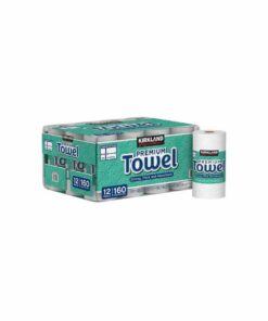 Kirkland Signature Paper Towels Premium 2-Ply Rolls, 160 Sheets Each, 12-Pack - Get Superior Absorbency Today!