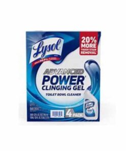 Lysol Advanced Toilet Bowl Gel Cleaner (32 fl. oz., Pack of 4) Superior Cleaning Power for Sparkling Clean Toilets