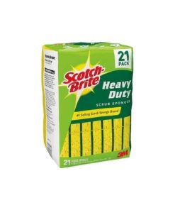 Scotch-Brite Exfoliating Scrub Sponge - 21 Count Long-lasting Cleaning Power