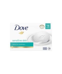 Dove Sensitive Skin Beauty Bar Soap 3.75 oz - Hydrating and Fragrance-Free