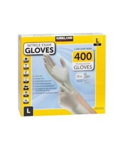 Kirkland Signature Nitrile Exam Gloves, Large, 400 Count - Powder Free