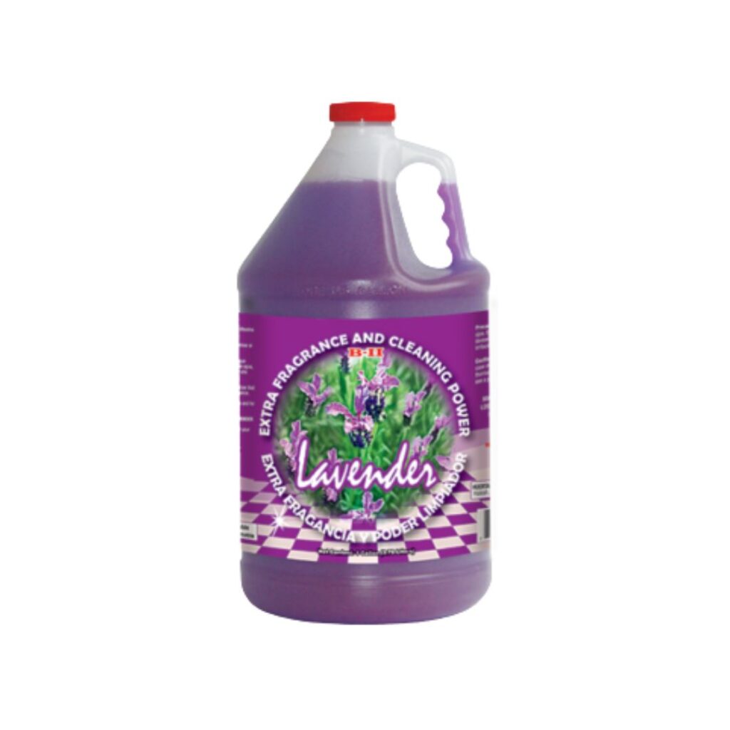 B-Ⅱ extra cleaner lavender scent 4 gallon box floor cleaner.